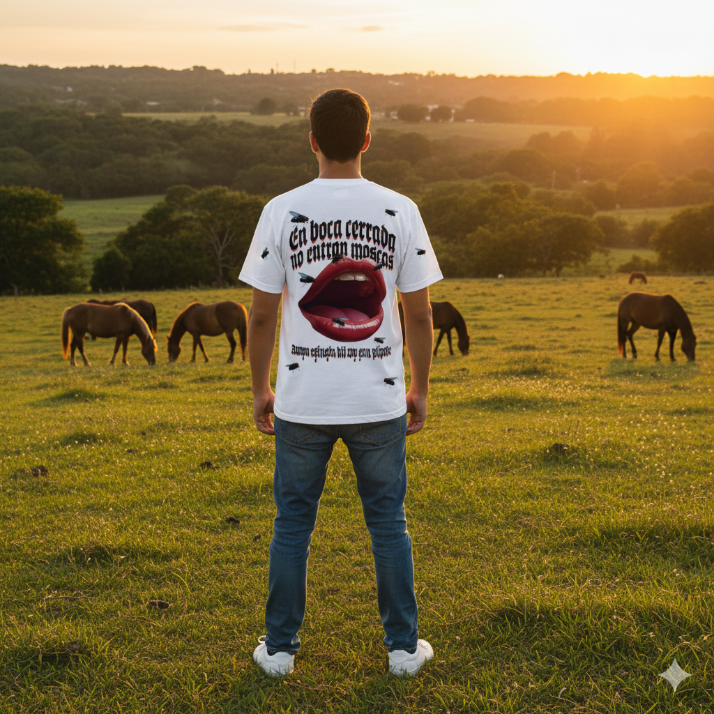 En boca cerrada no entrenan moscas oversize