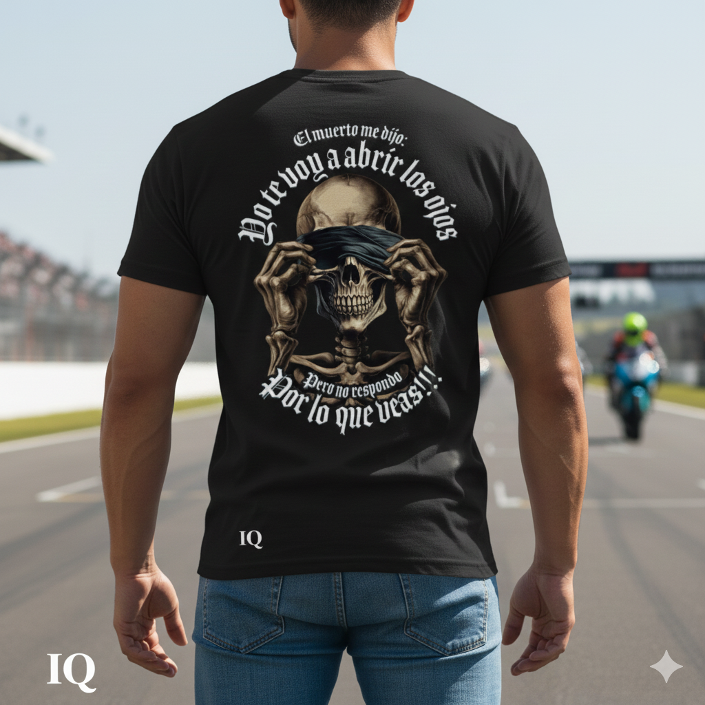 EL muerto me dijo corte Oversize