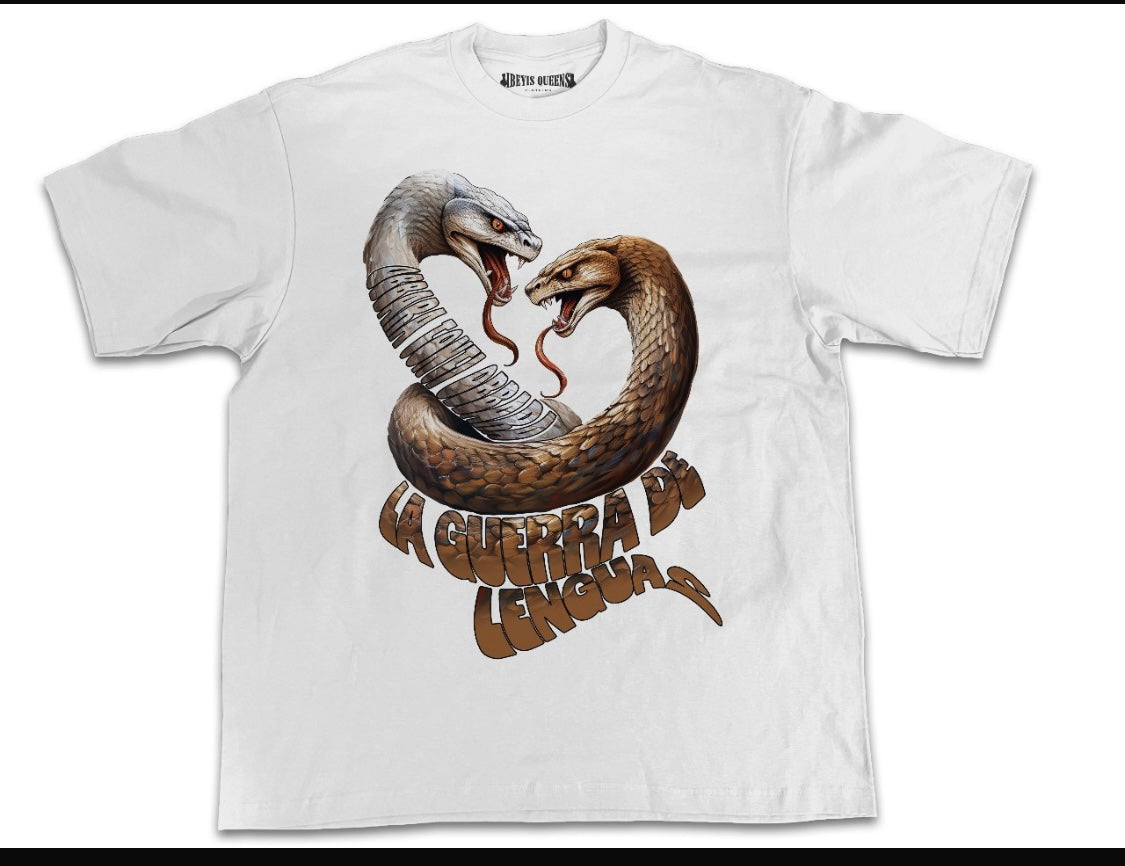 Guerra de lenguas oversize